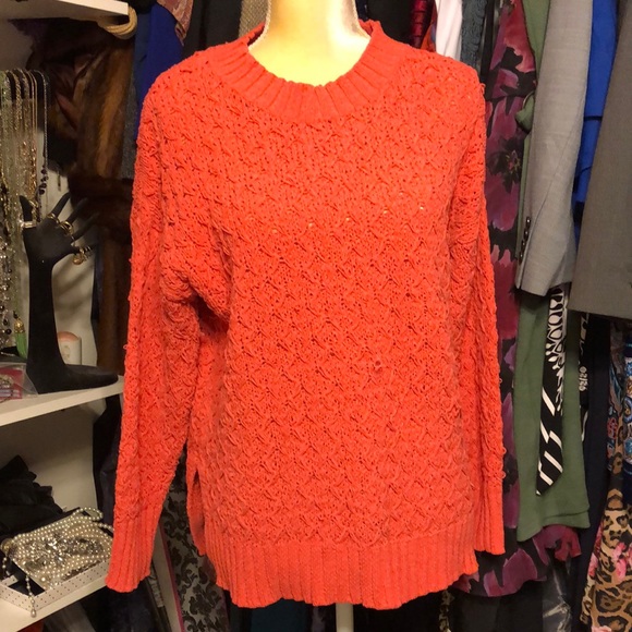 Seven 7 textured Chenille Sweater - Picture 1 of 8